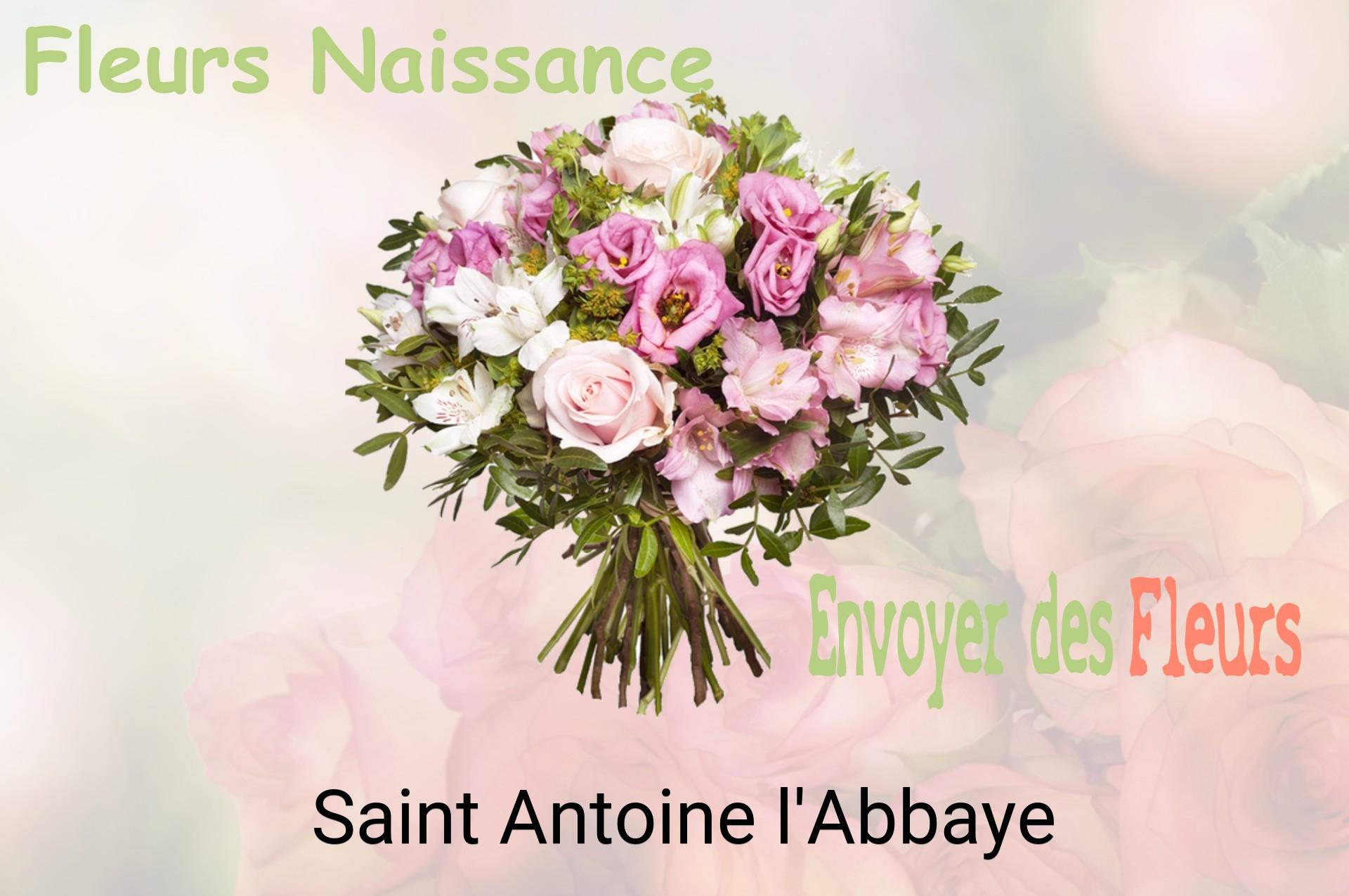 Bouquet de fleurs de naissance livré à Saint-Antoine-l'Abbaye