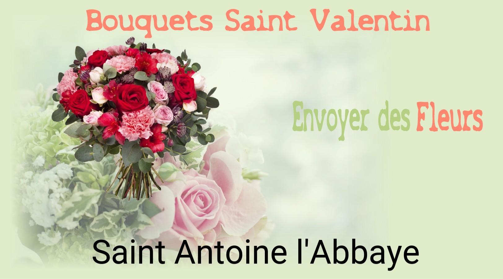 Roses de Saint-Valentin livrées à Saint-Antoine-l'Abbaye